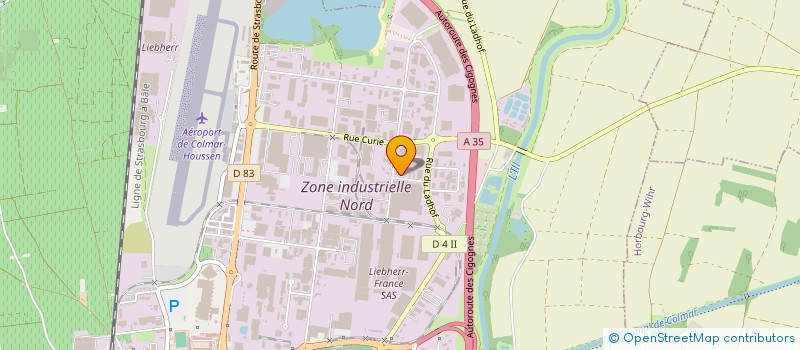 localisation de l'entreprise EQUIPE LFM  COLMAR