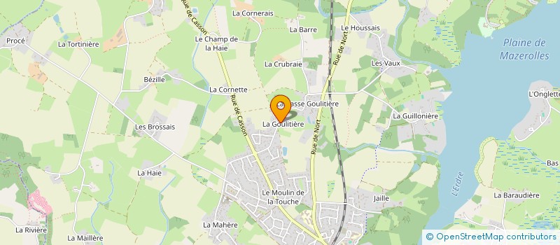 localisation de l'entreprise EQUIPE PRO à SUCE-SUR-ERDRE