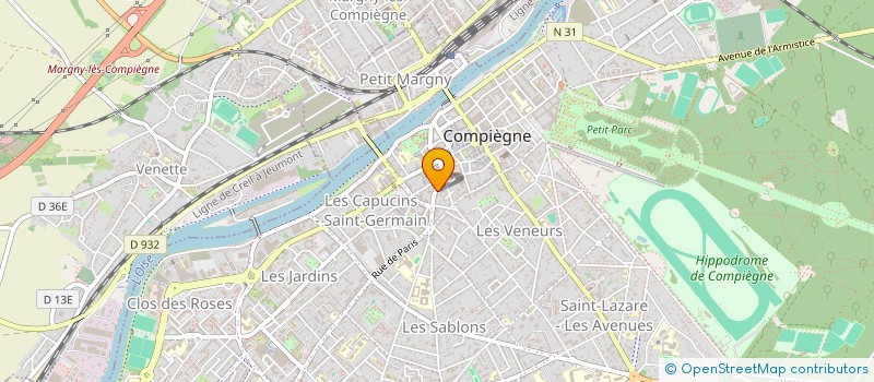 localisation de l'entreprise EQUIPE SAINT VINCENT  COMPIEGNE