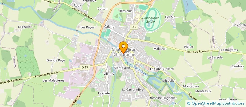 localisation de l'entreprise EQUIPE SAINT-VINCENT DE CHATILLON SUR CHALARONNE à CHATILLON-SUR-CHALARONNE