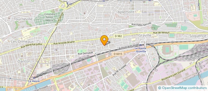 localisation de l'entreprise EQUIPE ST VINCENT GROUPE DE RELAIS ST VINCENT  LE HAVRE