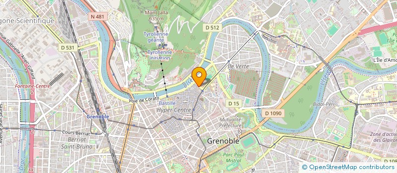 localisation de l'entreprise EQUIPE ST VINCENT GROUPE NOTRE-DAME  GRENOBLE