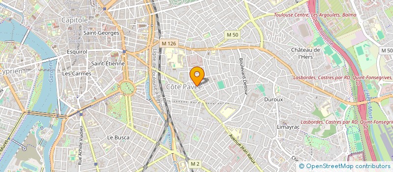 localisation de l'entreprise EQUIPE TECHNIQUE REGIONALE DE PREVENTION DES CONDUITES ADDICTIVES EDUCATION POUR LA SANTE MILIEU SPORTIF à TOULOUSE
