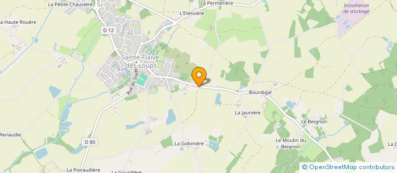 localisation de l'entreprise EQUIPE VENDEE PAYSAGISTES à LANDERONDE
