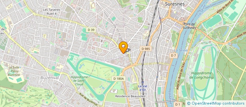 localisation de l'entreprise EQUIPEA à SURESNES