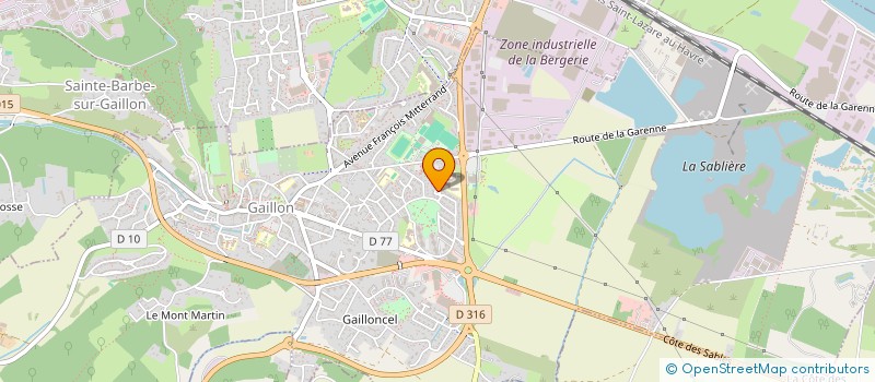 localisation de l'entreprise EQUIPEMEN TRANSMISSION INDUSTRI PORTUAIR à GAILLON