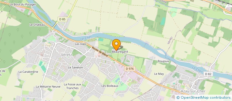 localisation de l'entreprise EQUIPEMENT AGRICOLE DE TOURAINE à VERETZ