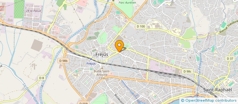 localisation de l'entreprise EQUIPEMENT BUREAU MODERNE à FREJUS