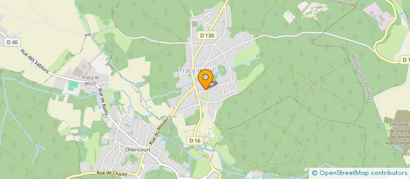 localisation de l'entreprise EQUIPEMENT COLLECTIVITE OISE à TRACY-LE-VAL