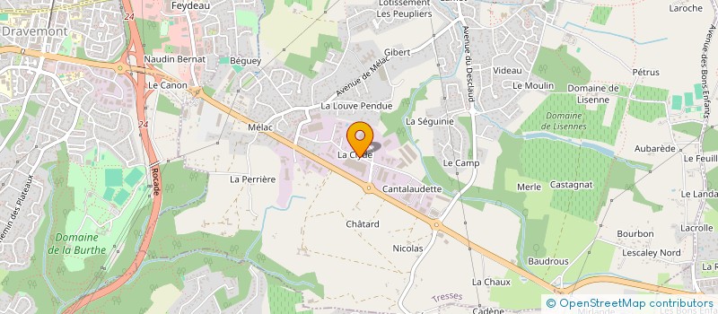localisation de l'entreprise EQUIPEMENT COMPAGNIE SA à YVRAC