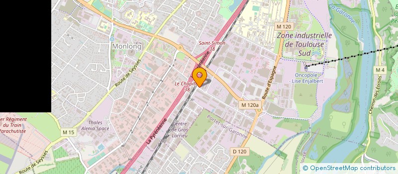 localisation de l'entreprise EQUIPEMENT DE LABORATOIRE ET D'INDUSTRIE à TOULOUSE