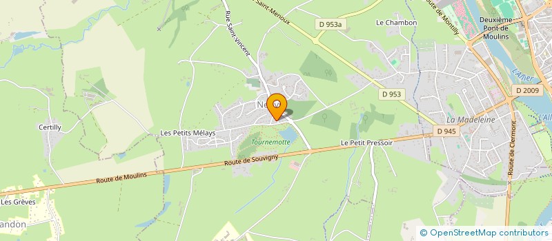 localisation de l'entreprise EQUIPEMENT FRANCE ELEVAGE ENTREPRISE à NEUVY