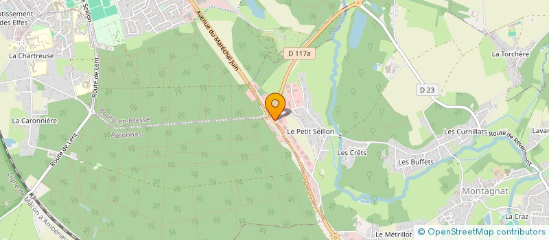 localisation de l'entreprise EQUIPEMENT HOTELIER BBFC à MONTAGNAT