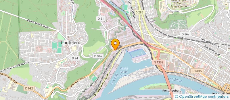 localisation de l'entreprise EQUIPEMENT INDUSTRIEL & PETROLIER  ROUEN