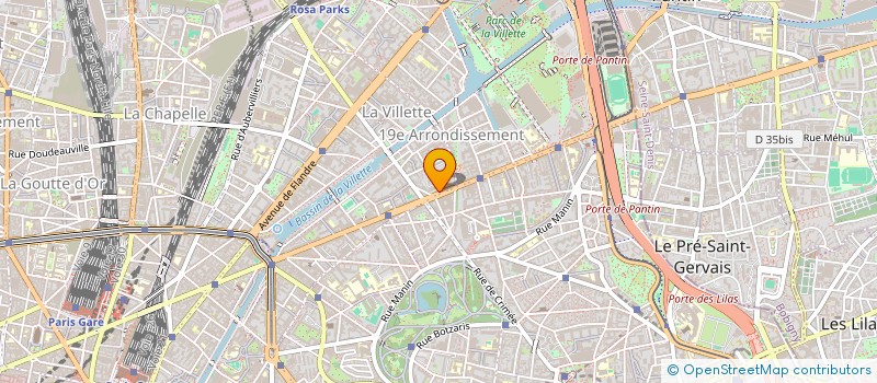 localisation de l'entreprise EQUIPEMENT LALITE à PARIS