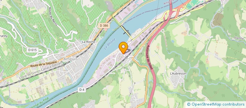 localisation de l'entreprise EQUIPEMENT MAINTENANCE INDUSTRIELLE  REVENTIN-VAUGRIS