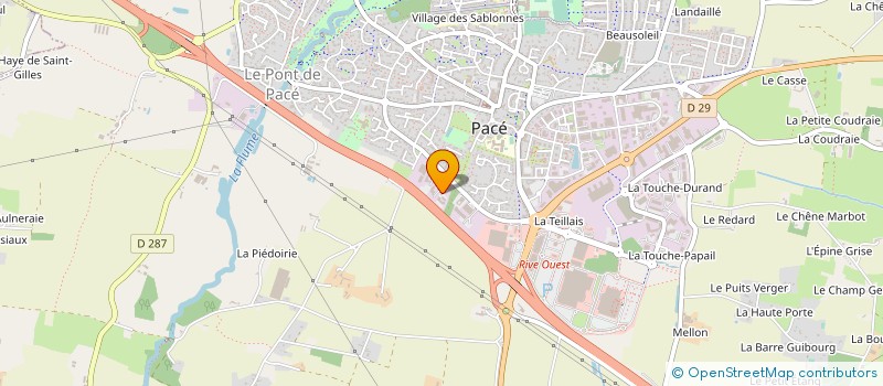 localisation de l'entreprise EQUIPEMENT MEDICAL CHIRURGICAL OUEST à PACE