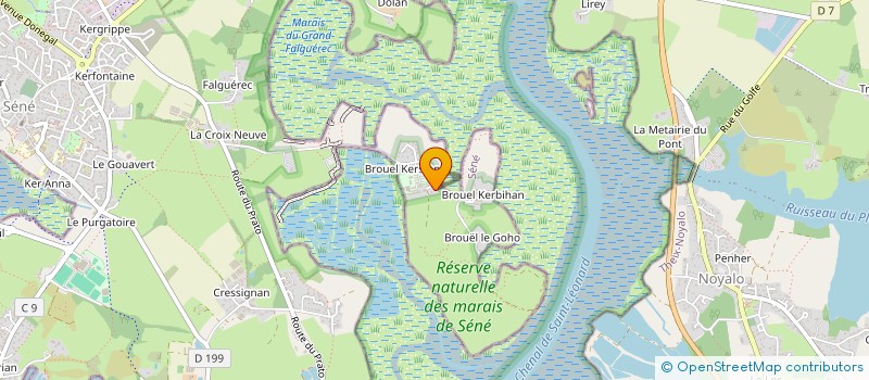 localisation de l'entreprise EQUIPEMENT NAUTIC DISTRIBUTION  SENE