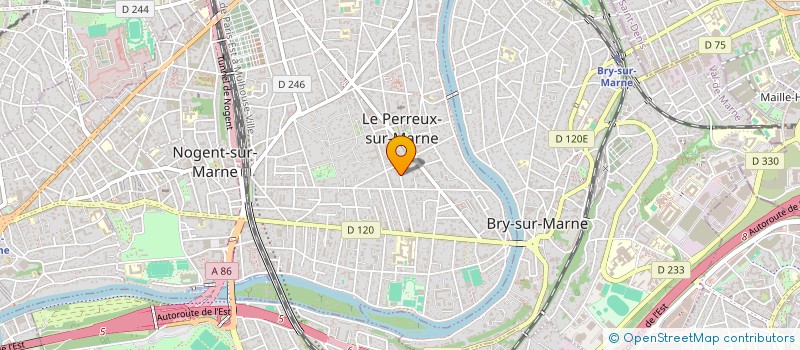 localisation de l'entreprise EQUIPEMENT POUR FOURS INDUSTRIELS ET CHAUDIERES à LE PERREUX-SUR-MARNE