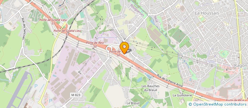 localisation de l'entreprise EQUIPEMENT SPORT ET CULTURE à BOUGUENAIS