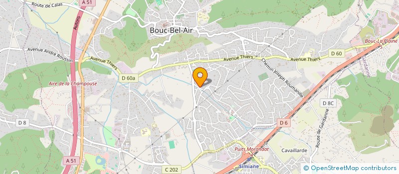 localisation de l'entreprise EQUIPEMENT SUD CUISINES à BOUC-BEL-AIR
