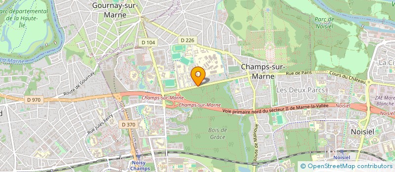 localisation de l'entreprise EQUIPEMENT TECHNIQUE INTEGRAL à CHAMPS-SUR-MARNE