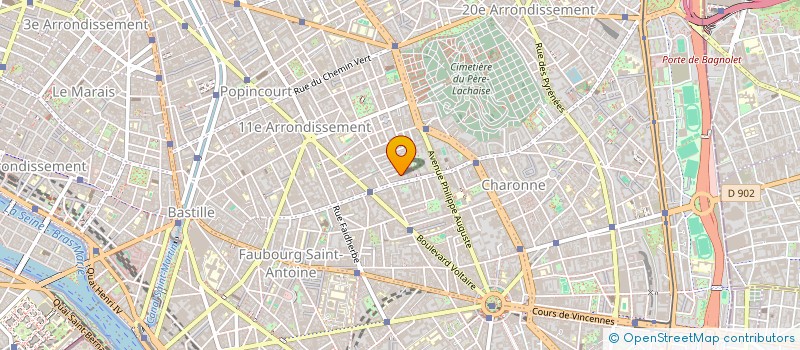 localisation de l'entreprise EQUIPEMENT TECHNIQUE MODERNE à PARIS