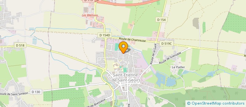 localisation de l'entreprise EQUIPEMENT URBAIN RHONE-ALPES  SAINT-ETIENNE-DE-SAINT-GEOIRS