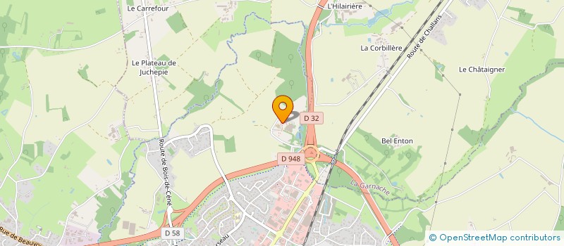 localisation de l'entreprise EQUIPEMENTS AQUATIQUES DE CHALLANS ET BEAUVOIR à CHALLANS