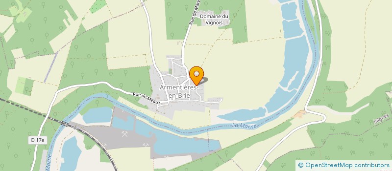 localisation de l'entreprise EQUIPEMENTS DE COMPTAGE JUSTES ET PRECIS MATERIELS DE TRAITEMENT D'ESPECES à ARMENTIERES-EN-BRIE