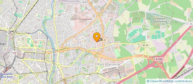 localisation de l'entreprise EQUIPEMENTS DISTRIBUTION ET SERVICES à MONTPELLIER