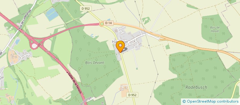 localisation de l'entreprise EQUIPEMENTS ELECTRIQUES LORRAINS à SAINTE-MARIE-AUX-CHENES