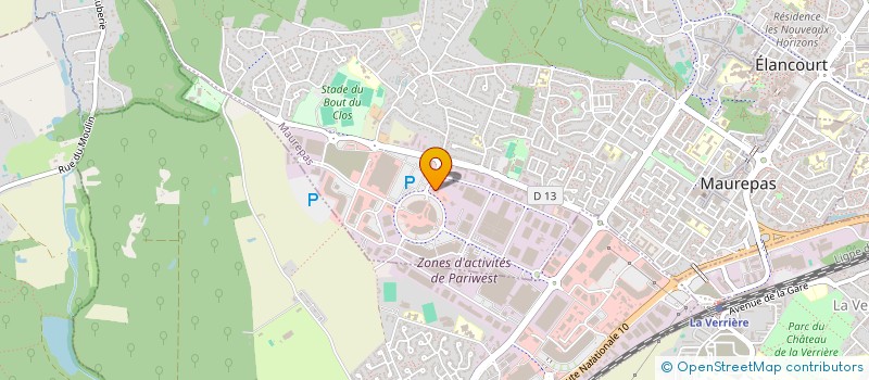 localisation de l'entreprise EQUIPEMENTS ET FLUIDES SERVICES  MAUREPAS