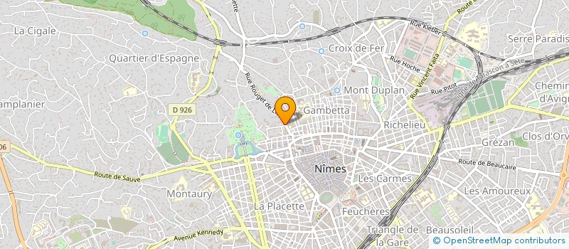 localisation de l'entreprise EQUIPEMENTS ET LOISIRS  NIMES