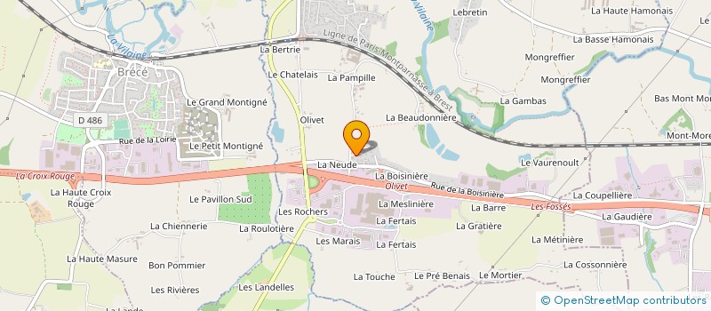 localisation de l'entreprise EQUIPEMENTS ET MACHINES DE L'OUEST à NOYAL-SUR-VILAINE