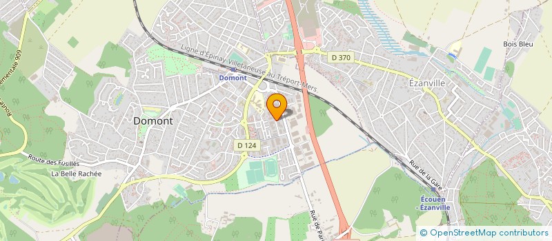 localisation de l'entreprise EQUIPEMENTS ET MATERIELS POUR CHANTIERS ET COLLECTIVITES à DOMONT