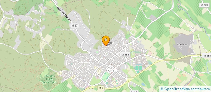 localisation de l'entreprise EQUIPEMENTS RESEAUX ET SERVICES  PIGNAN