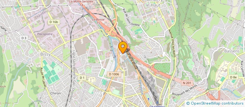 localisation de l'entreprise EQUIPEMENTS SERVICES DIRECTS  CHAMBERY