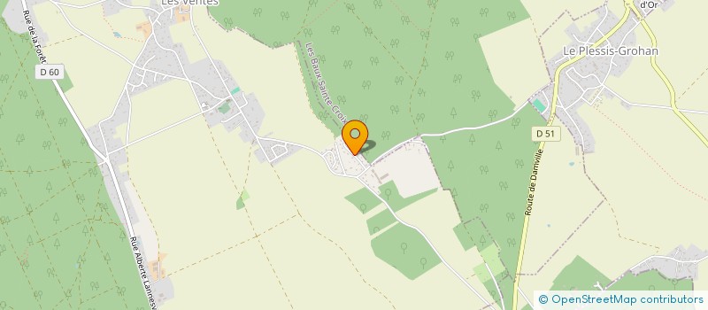 localisation de l'entreprise EQUIPEMENTS THERMIQUES ENERGETIQUES  LES VENTES