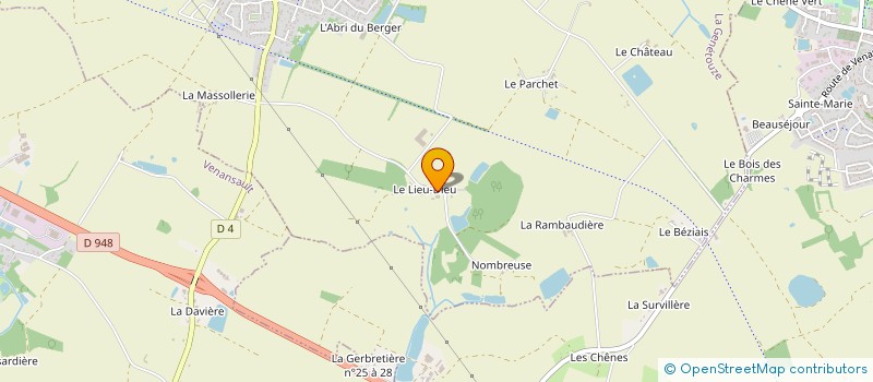 localisation de l'entreprise EQUIPEMENTSPRO à LA GENETOUZE