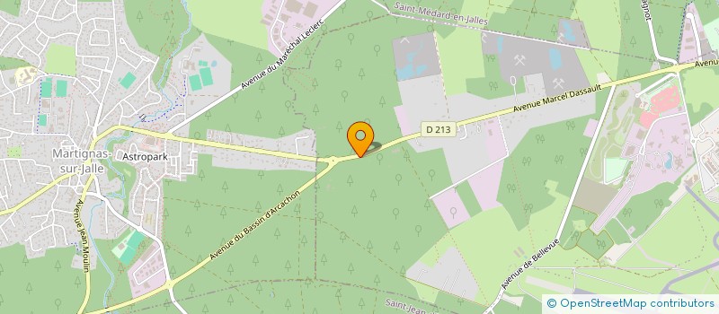 localisation de l'entreprise EQUIPENSION  MERIGNAC