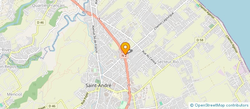 localisation de l'entreprise EQUIPES NTRE DAME SECTEUR REUNION à SAINT-ANDRE