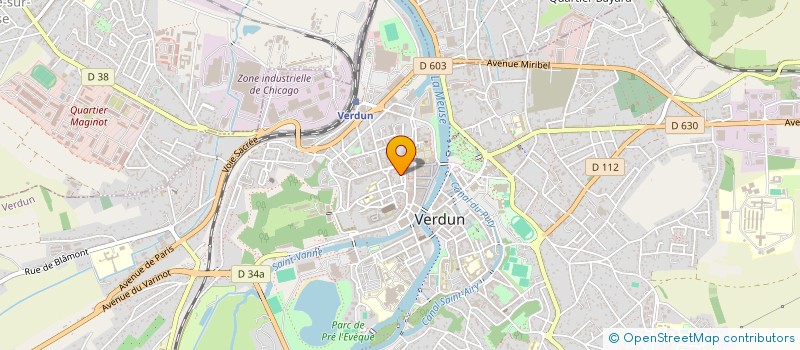 localisation de l'entreprise EQUIPES SAINT VINCENT GROUPE DE VERDUN à VERDUN