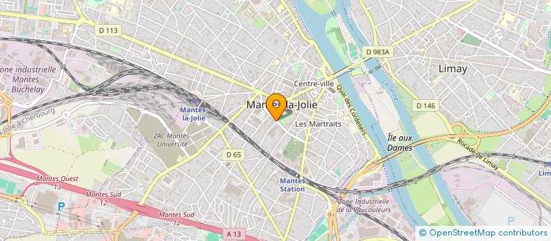 localisation de l'entreprise EQUIPEX-WEAR  MANTES-LA-JOLIE