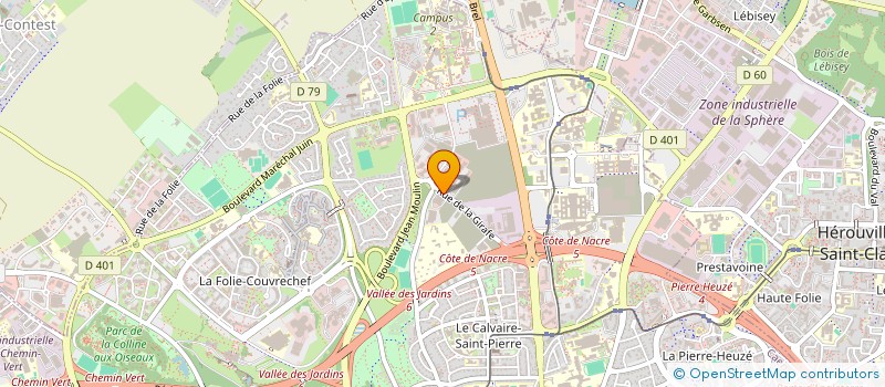 localisation de l'entreprise EQUIPMER SARL à CAEN