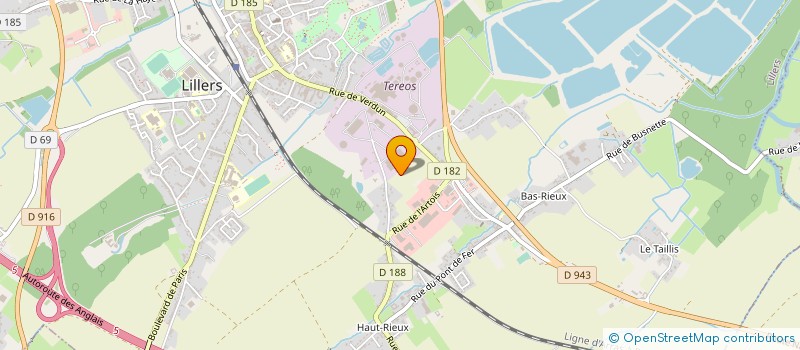 localisation de l'entreprise EQUIPNEU à LILLERS