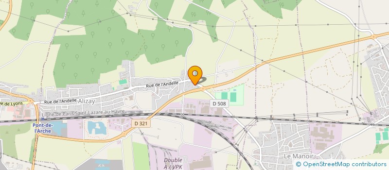 localisation de l'entreprise EQUIPOLE - ECURIE DES BULLES  ALIZAY