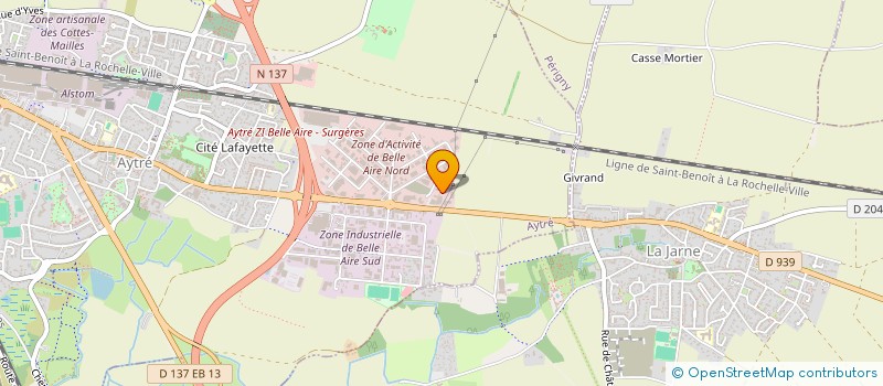 localisation de l'entreprise EQUIPOOL  AYTRE