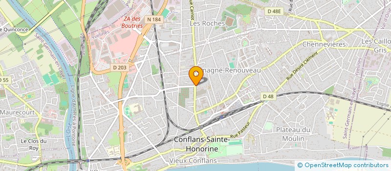 localisation de l'entreprise EQUIPOTENTIEL COACHING  CONFLANS-SAINTE-HONORINE