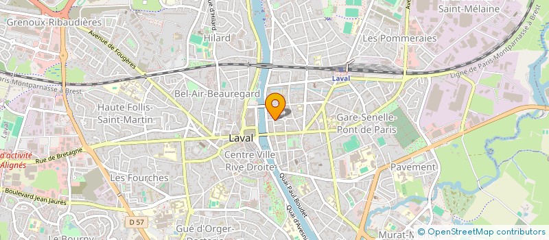 localisation de l'entreprise EQUIPRESS à LAVAL